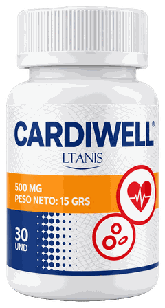 Frasco de CARDIWELL Capsules, 30 cápsulas